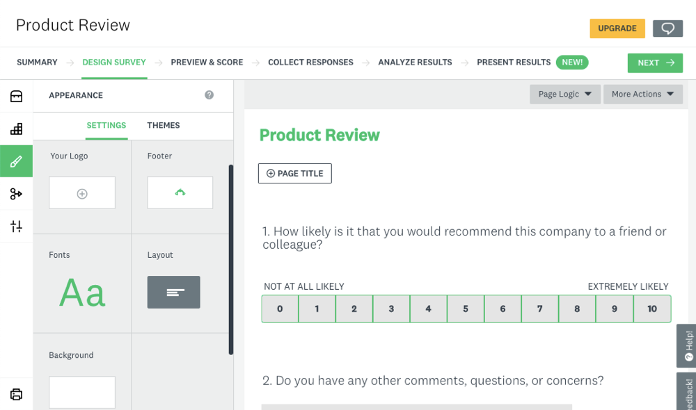 SurveyMonkey – Best tool to gather in-depth customer feedback