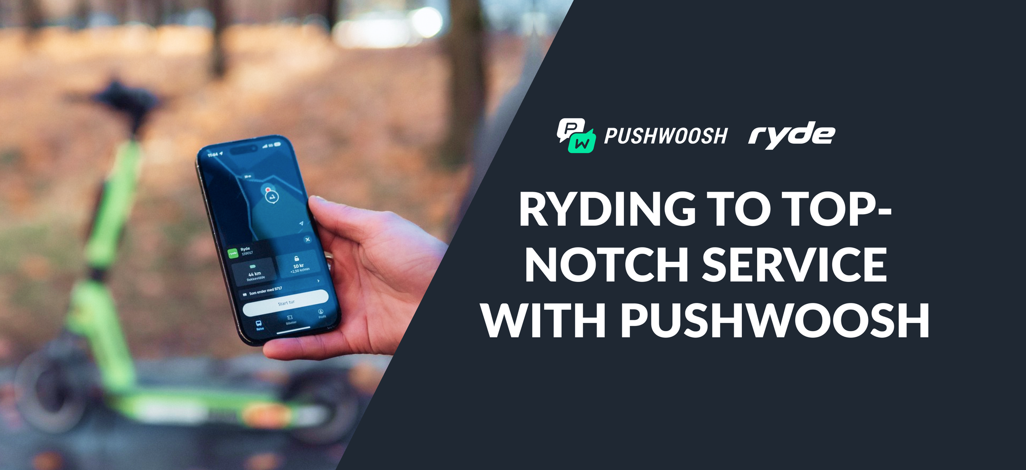 Ryde provides top-notch customer service with Pushwoosh’s push notifications