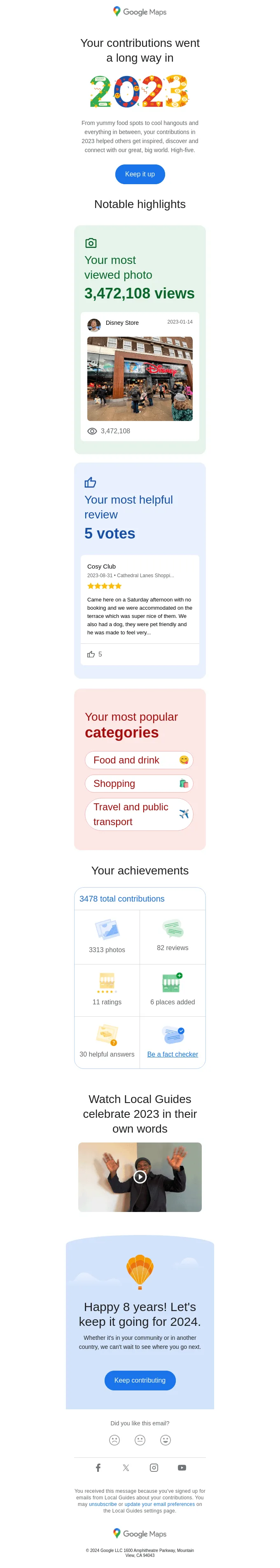 谷歌个性化示例