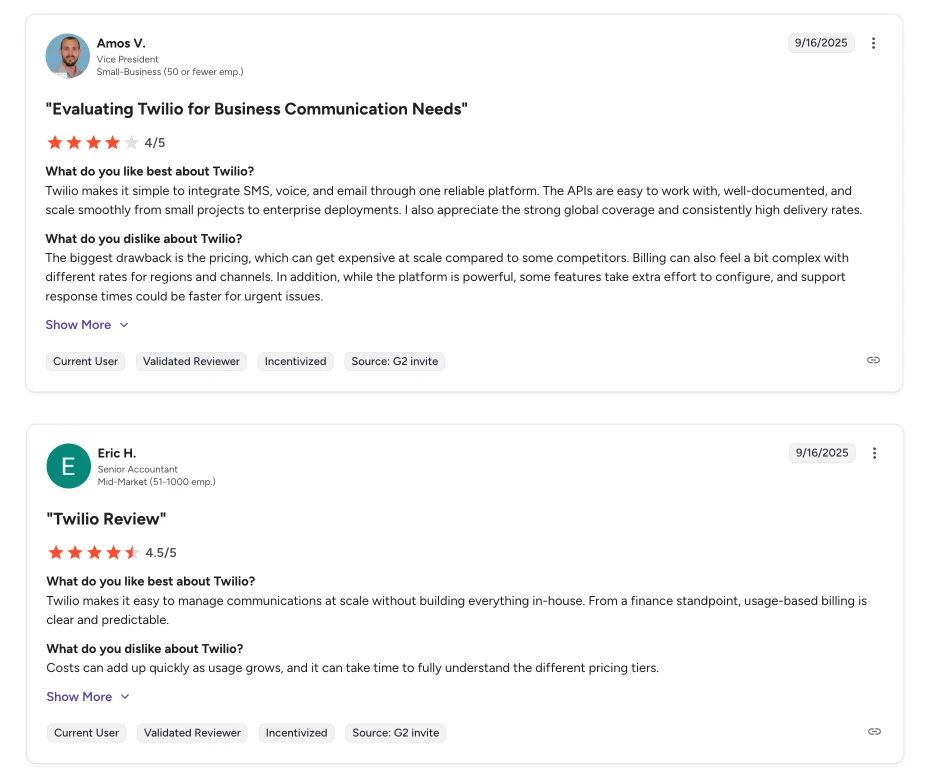 twilio customer engagement tool review