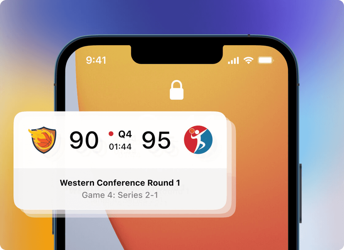 Be the first to show live game score